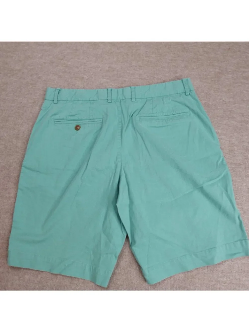 B. Draddy Mens Shorts 33 Green Blue Solid 8.5